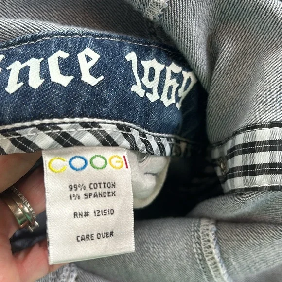 Coogi Y2K Jumpsuit Overalls Halter Neck Backless Women Size 5/6 - Picture 10 of 10